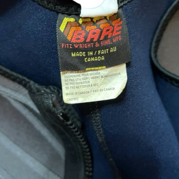 Bare Full Body Wetsuit 2 Piece Women’s Size XL Black, Gray with Red Accents - Picture 10 of 15